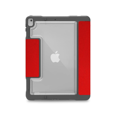 STM Dux Plus Duo - Páncélozott tok iPad 10,2" (2021-2019) MIL-STD-810G készülékhez Apple Pencil töltéssel (piros)
