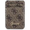 Guess pénztárca Cardslot Stand MagSafe 4G Classic Logo - Mágneses pénztárca állvány funkcióval (barna)