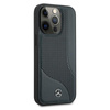 Mercedes Leather Perforated Area - Etui iPhone 13 Pro Max (granatowy)