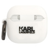Karl Lagerfeld 3D-Silikon NFT - AirPods 4 Hülle (weiß)