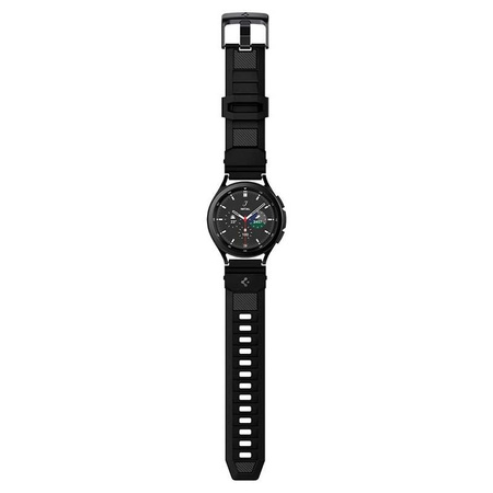 Spigen Rugged Band - Pasek do Samsung Galaxy 4 / 4 Classic / 5 / Active 2 / Huawei Watch  GT 2 42 mm (Czarny)