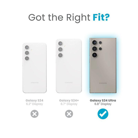 Speck Presidio2 Grip - Samsung Galaxy S24 Ultra Case (Coastal Blue / Dust Grey)