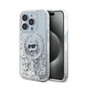 Karl Lagerfeld Liquid Glitter Choupette Head MagSafe - iPhone 13 Pro Max Case (Transparent)