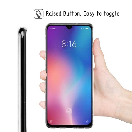 Crong Crystal Slim Cover - Xiaomi Mi 9 tok (átlátszó)