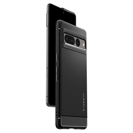 Spigen Rugged Armor - Gehäuse für Google Pixel 7 Pro (Schwarz)