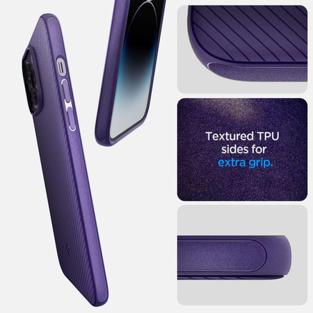 Spigen Mag Armor - Coque pour iPhone 14 Pro (Violet)