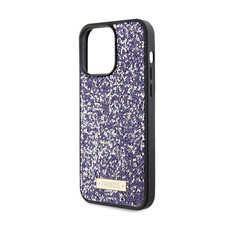 Guess Rhinestone Metal Logo - iPhone 15 Pro Case (pink)
