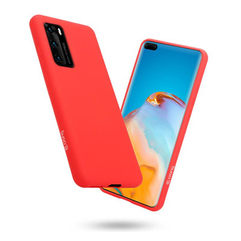 Crong Color Cover - Etui Huawei P40 (rouge)