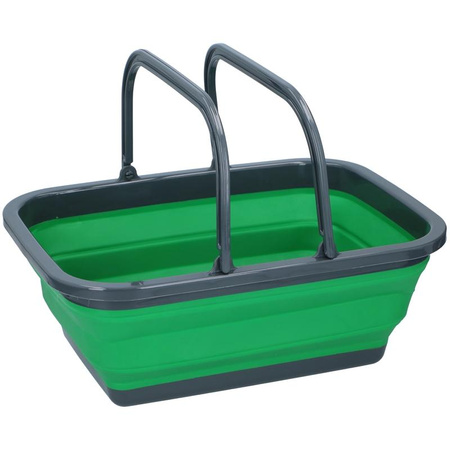 Dunlop - Panier pliant avec poignées (vert)