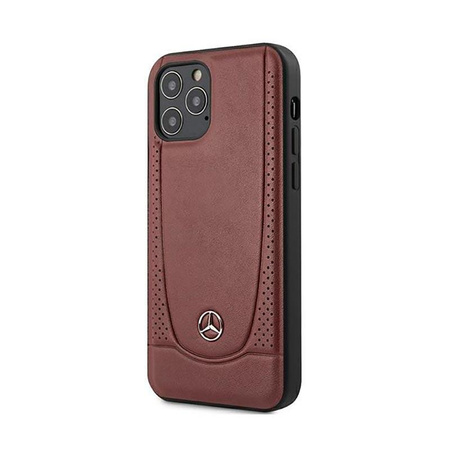 Mercedes Leather Urban Line - Etui iPhone 12 Pro Max (czerwony)