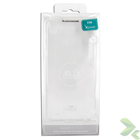 Mercury Transparent Jelly - LG X Power Case (átlátszó)