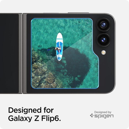 Spigen üveg.TR EZ Fit 2-Pack - Edzett üveg Samsung Galax Z Flip 6 / 7 FE készülékhez (2 db)