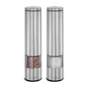 Küchenprofi Boston - Electric salt and pepper grinders with ceramic grinding mechanism 23x5 cm 2 pcs. (silver)