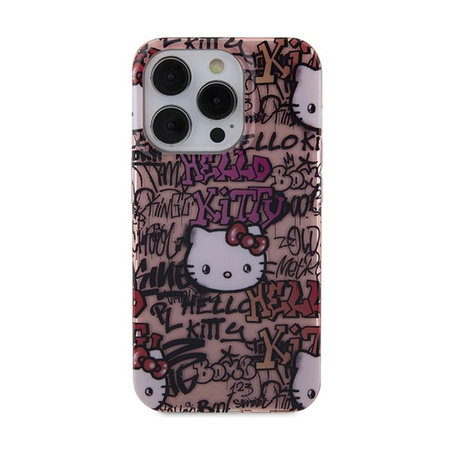 Hello Kitty IML címkék Graffiti - iPhone 13 Pro tok (rózsaszín)