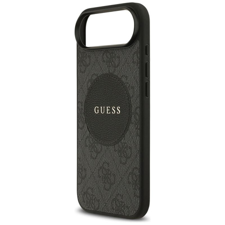ETUI DO IPHONE AIR do MAGSAFE GUESS ORYGINALNE CZARNE SKÓRZANE MODNE CASE