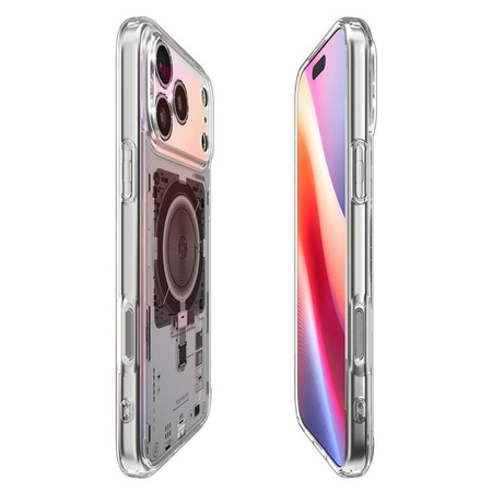 ETUI DO IPHONE 17 PRO do MAGSAFE SPIGEN ULTRA HYBRID ORYGINALNE BEZBARWNE