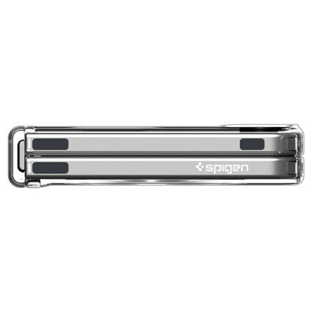 Spigen Ultra Hybrid Pro MagSafe - tok a Samsung Galaxy Z Flip 7 készülékhez (átlátszó/fehér)