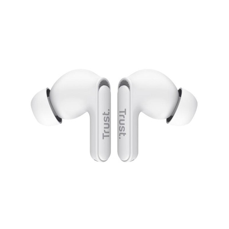 Trust Yavi - Kabellose In-Ear Bluetooth TWS-Kopfhörer mit Ladeetui & ENC (Weiß)