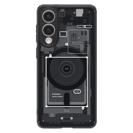 Spigen Ultra Hybrid MagSafe - Case for Samsung Galaxy S25 Edge (Zero One Black)