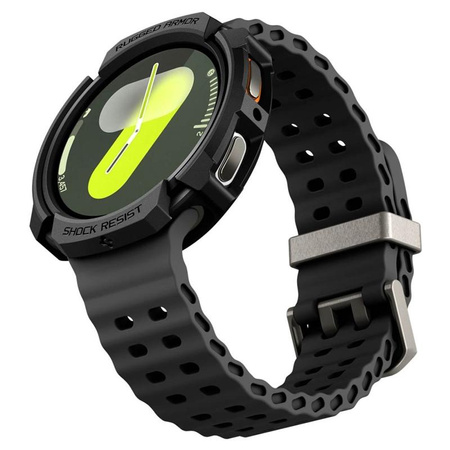 Spigen Rugged Armor - Case for Samsung Galaxy Watch 8 44 mm (Matte Black)