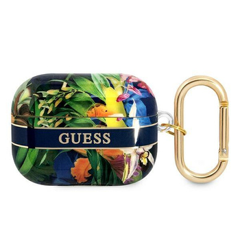 Guess Flower - Airpods Pro Gehäuse (Blau)