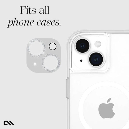 Case-Mate Sparkle Lens Protector - Protective Glass for iPhone 15 / iPhone 15 Plus Camera (Twinkle)