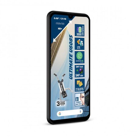 Energizer Ultimate U608S - okostelefon 2GB RAM 32GB 6.08" 4G Dual Sim EU (Fekete)