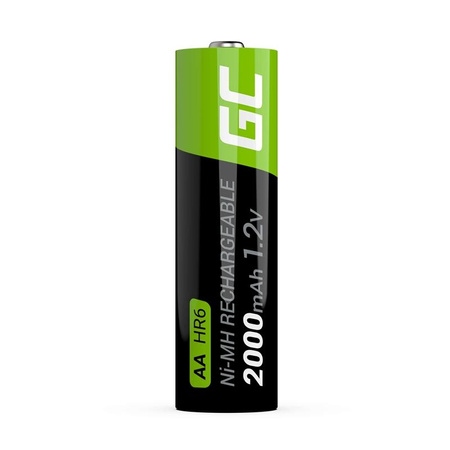 Green Cell - 4x AA HR6 2000mAh piles rechargeables