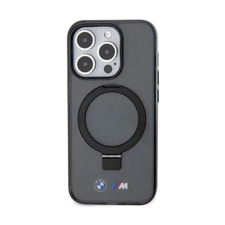 BMW Ring Stand M Collection MagSafe - pouzdro pro iPhone 15 Pro (černé)