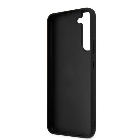 Karl Lagerfeld Saffiano Ikonik Patch - Étui Samsung Galaxy S22+ (noir)