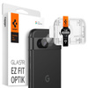 Spigen Optik.TR EZ Fit Kamera-Objektivschutz 2er-Pack - Objektivschutzglas für Google Pixel 8A (2 Stück) (Schwarz)