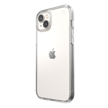 Speck Presidio Perfect-Clear - Coque pour iPhone 14 Plus avec revêtement MICROBAN (transparent)
