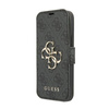 Pouzdro Guess Booktype 4G Big Metal Logo - iPhone 13 Pro Max (šedé)