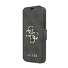 Pouzdro Guess Booktype 4G Big Metal Logo - iPhone 13 Pro (šedé)