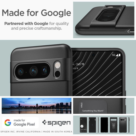 Spigen Thin Fit - Case for Google Pixel 8 Pro (Black)