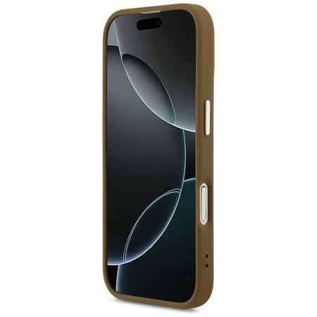 Guess Triangle Logo MagSafe - Case iPhone 17 (Braun)