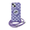 Karl Lagerfeld IML Crossbody Monogram Karl & Choupette Head MagSafe - iPhone 15 / 14 / 13 Case (purple)