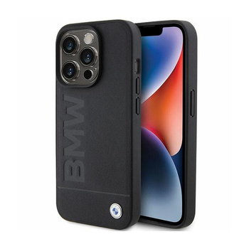 BMW Leather Hot Stamp - iPhone 15 Pro Case (noir)