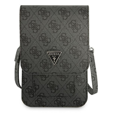 Guess Wallet 4G Triangle Logo Phone Bag - Sacoche pour smartphone et accessoires (Noir)