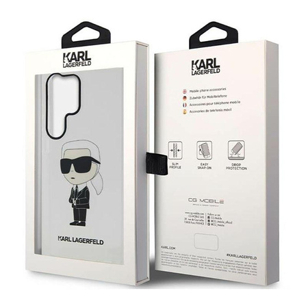 Karl Lagerfeld IML NFT Ikonik - Samsung Galaxy S23 Ultra Case (Transparent)