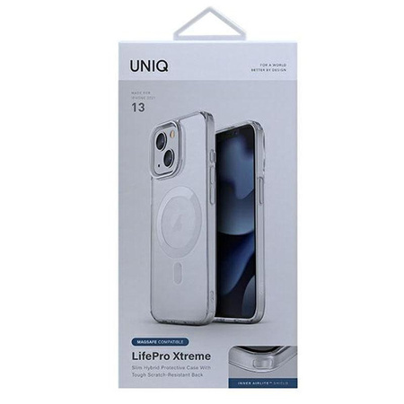 UNIQ LifePro Xtreme MagSafe - Étui pour iPhone 13 (Transparent)