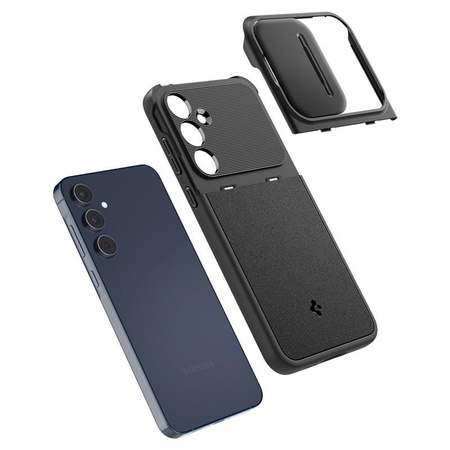 Spigen Optik Armor - Gehäuse für Samsung Galaxy A55 5G (Schwarz)