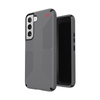 Speck Presidio2 Grip - Étui pour Samsung Galaxy S22 avec revêtement MICROBAN (Gris graphite/Noir)