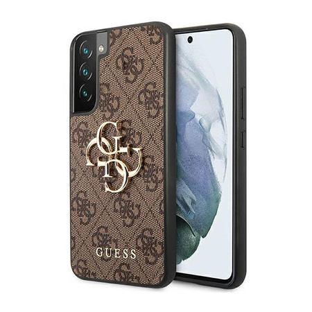 Guess 4G Big Metal Logo - Étui Samsung Galaxy S23+ (marron)