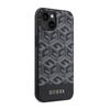 Guess GCube Stripes MagSafe - Coque pour iPhone 14 Plus (Noir)