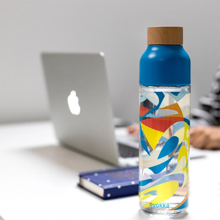Quokka Ice - 840 ml-es tritán vizes palack (Absztrakt)