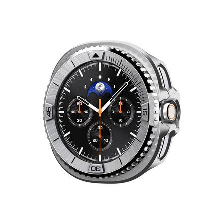 Spigen Bezel Tune Pro Pilot - Hülle / Schutzring für Samsung Galaxy Watch 8 Classic 46 mm (Silber)