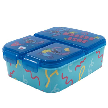 Disney Stitch - Frühstücks-/Lunchbox mit Fächern aus der Palmen-Kollektion