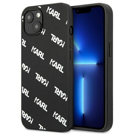 Karl Lagerfeld Allover - iPhone 13 Mini Case (black)