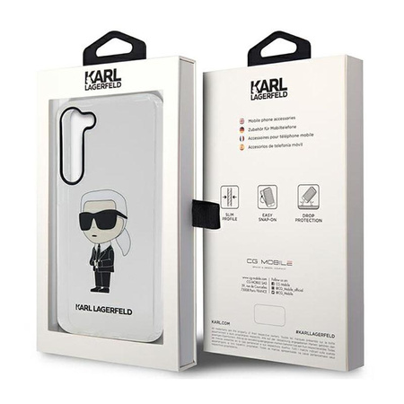 Karl Lagerfeld IML NFT Ikonik - Samsung Galaxy S23 Tasche (transparent)